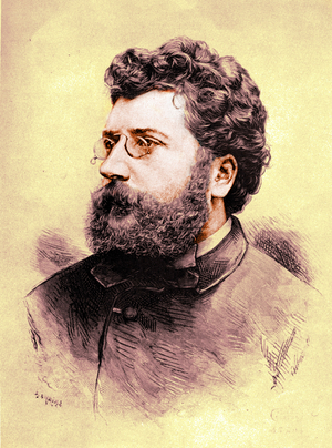 Georges  Bizet, c1875 (engraving)