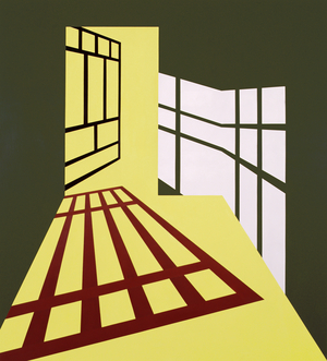 Bar Shadow, 2000 (acrylic on panel)
