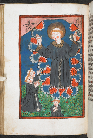 The Life and Miracles of St Francis of Assisi, 1478 (vellum)