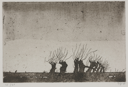 Landschaften, or Landscapes, 1970 (etching)