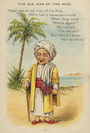 Nursery rhyme: The Old Man Of The Nile (chromolitho)