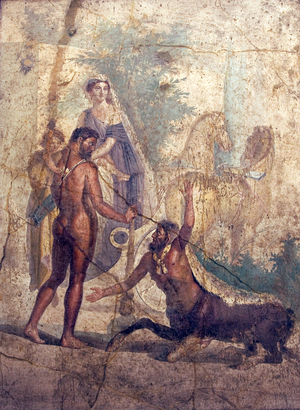 Hercules Slaying Nessus, from the House of the Centaur, Pompeii (fresco)