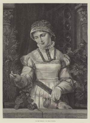 At the Window (engraving)