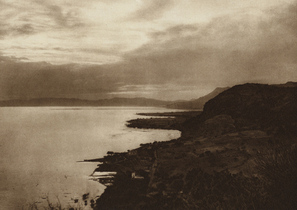 Mexico: El Lago de Chapala (b/w photo)
