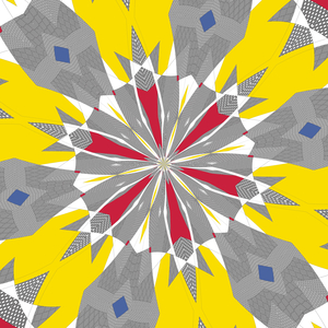 Symmetry  #48, 2019 (mixed media)