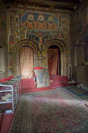 Church of Debre Berhan Selassie, Gonder, Ethiopia, Africa (photo)
