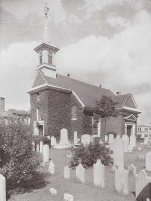Philadelphia: Old Swedes' Church, 1700, Founded 1677 (b/w photo)