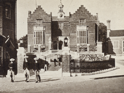 Harrow School, Old School (b/w photo)