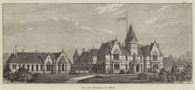 The New Infirmary at Wigan (engraving)