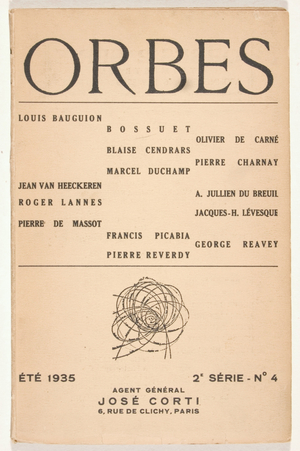 Orbes (Series 2, No. 4), summer 1935 (paperbound periodical)