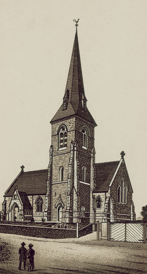 Sheet Church, Petersfield (litho)