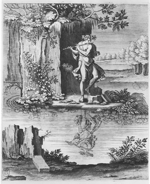 'Olympus', plate from 'Les Images ou Paintings de Platte Painting des Deux Philostrates', by Blaise de Vigenère, 1615 (engraving)