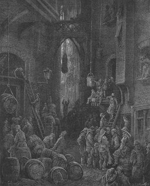 Docks Sainte-Catherine (engraving)