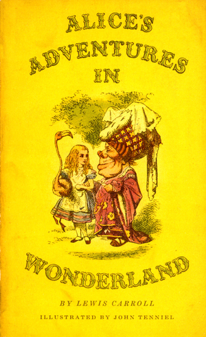 Alice's Adventures in Wonderland Book Cover, UK, 1940s