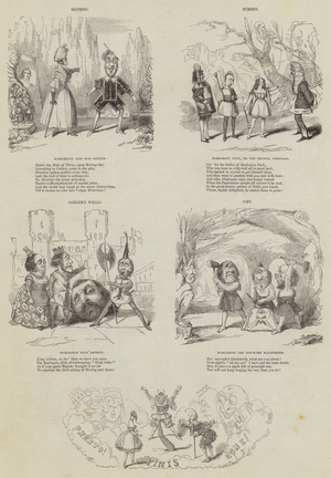 The Christmas Pantomimes, by Alfred Crowquill (engraving)