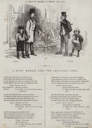 A Right Merrie Song for Christmas Time! (colour litho)