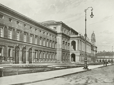 Munchen / Munich: Kgl Residenz, Festsaalbau (b/w photo)