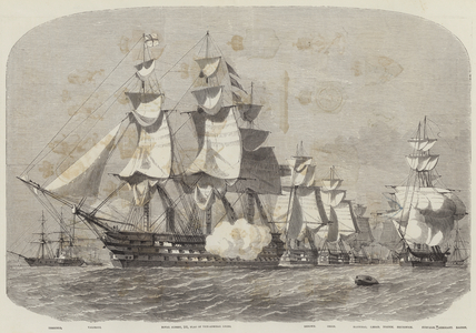 The Queen's Visit to Cherbourg (engraving)