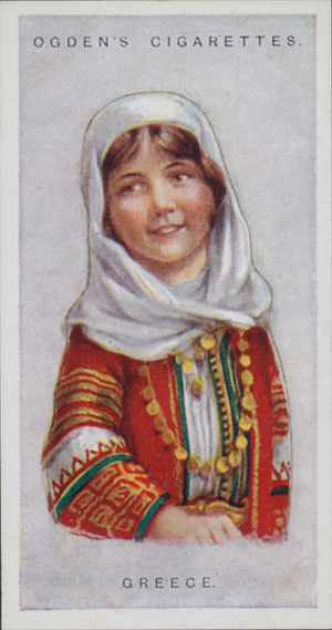 Children of All Nations: Greece (colour litho)
