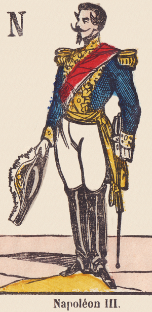 Napoleon III, emperor, 1860 (print)