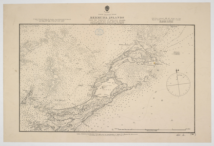 A chart of the Bermuda Islands
