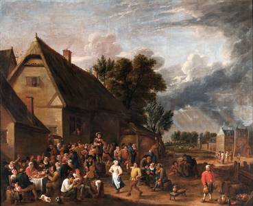 The Coming of the Storm (oil on canvas)