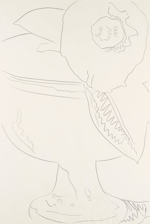 Flower (#1-8), 1975 (graphite on paper) (see also 780227-34)