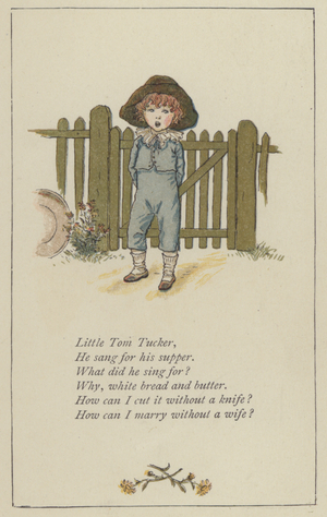 Little Tom Tucker (colour litho)