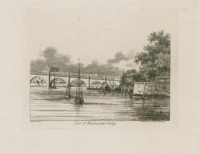 Part of Westminster Bridge (engraving)