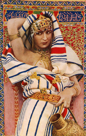Algeria: A bejewelled beauty of the Kabyles (colour photo)