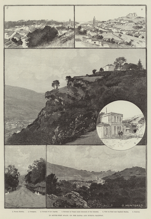 In South-West Spain, on the Zafra and Huelva Railway (engraving)