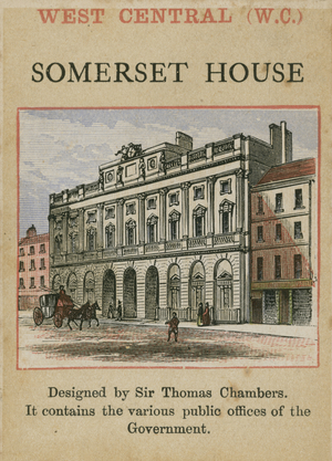 Somerset House (colour litho)