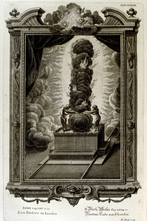 Holy Ark of the Covenant, 18th century (engraving)