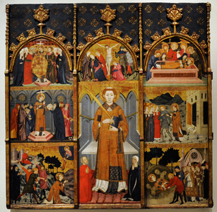 Altarpiece of Saint Stephen, c.1385, by Jaume Serra (active in Barcelona 1358-1389/1395)