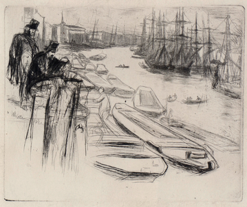 The Little Pool, 1861 (drypoint)