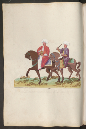 Turkish wedding ceremony: musicians with percussion instruments on horseback
