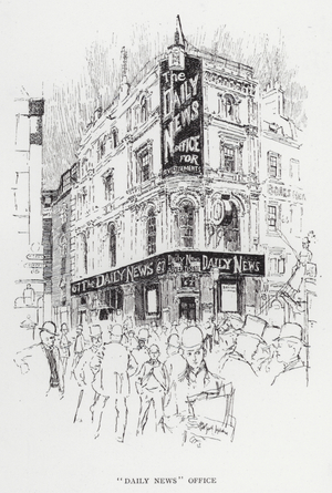 "Daily News" Office (litho)