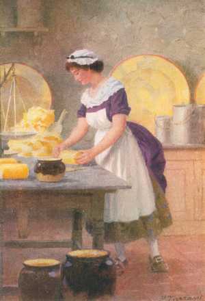 Illustration for Adam Bede by George Eliot (colour litho)