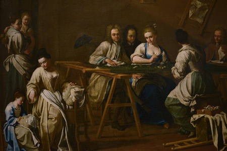 The Needleworkers. c. 1720 (Oil on canvas)
