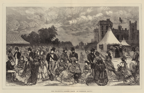 Her Majesty's Garden Party at Windsor Castle (engraving)