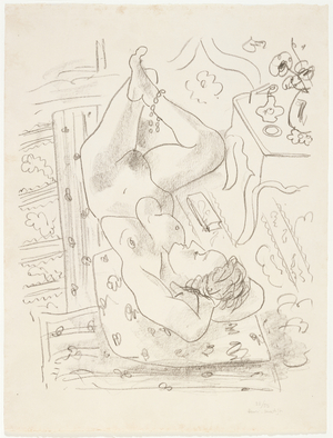 Reclining Nude, 1929 (litho on wove paper)