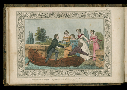 Les recreations de la campagne, ou, Petites historiettes, 1826 (hand coloured etching)