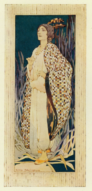 The chief had a beautiful daughter (colour litho)