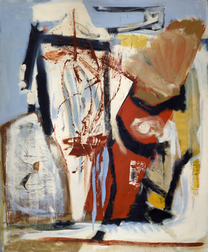 Saracinesco, 1961 (oil on canvas)