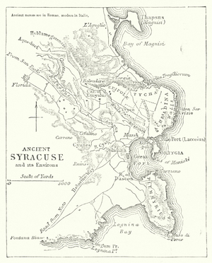 Ancient Syracuse and its Environs (engraving)