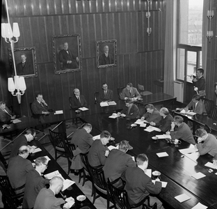 Oslo, 19630421. The wage settlement: ..., 1963 (photo)