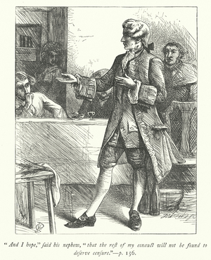 Illustration for The Vicar of Wakefield (engraving)