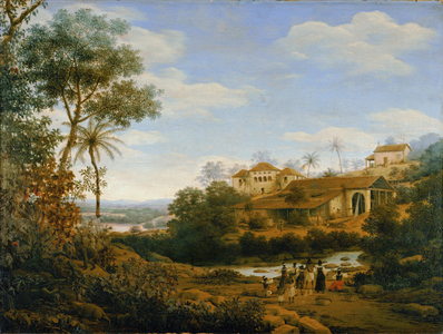 Franciscan monastery of Igaraszo (oil on canvas)