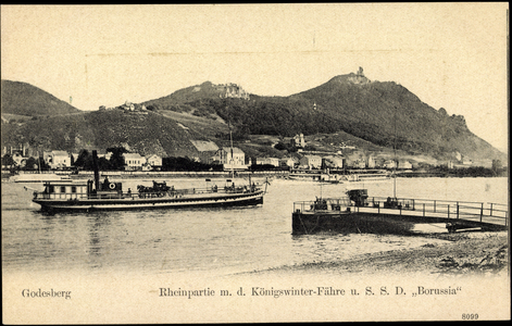 Godesberg Bonn, Königswinter ferry S.S.D. Borussia