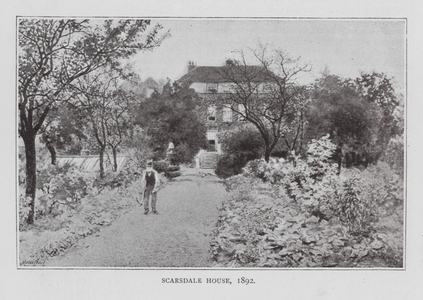 Scarsdale House, 1892 (b/w photo)
